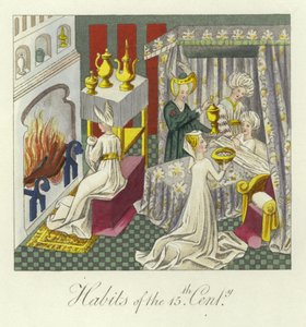 Gewohnheiten des 15. Jahrhunderts von English School