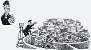 Hampton Court Labyrinth von English School