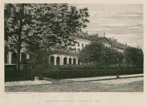 Hannover Terrasse, Regents Park, London von English School