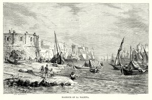 Hafen von La Valetta von English School