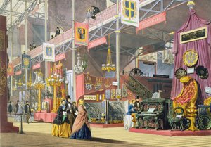 Hardware- und Holzschnitzmaschinen, auf der Großen Ausstellung von 1851, aus Dickinsons Comprehensive Pictures von English School