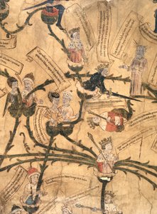 Heinrich IV (1367-1413) schneidet den Stammbaum