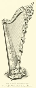 Harfe von Königin Marie Antoinette von English School