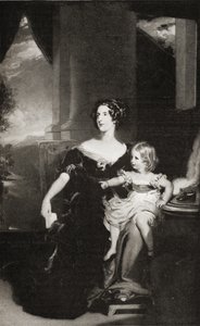 Harriet Herzogin von Sutherland (1806-68) von English School