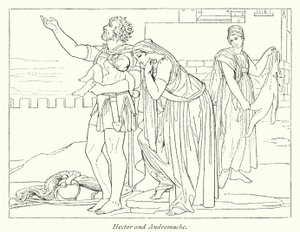 Hektor und Andromache von English School