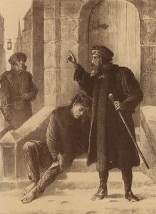Henry Heath, "Hält ihn für einen Ladendieb und ruft die Wache" von English School
