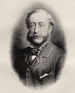 Henry Howard Molyneux Herbert, 4. Earl of Carnarvon, graviert von C. Laurie, aus 