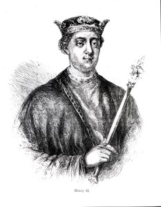 Heinrich II. (1133-89) (Stich) von English School