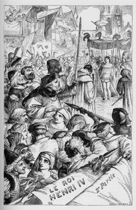 Henry IV - Illustration in „Works complete by William Shakespeare“ 1866 - Die Illustrationen und die allgemeine Form dieser Ausgabe sind von Cassell