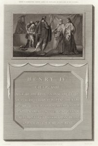 Heinrich IV übergibt Prinz James von Schottland in die Obhut seiner Lehrer von English School