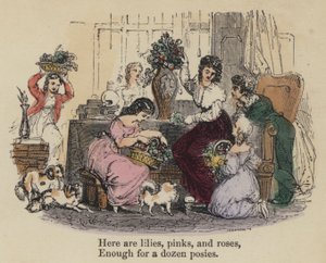Hier sind Lilien, Nelken und Rosen, genug für ein Dutzend Sträuße von English School