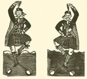 Highland-Tänzer von English School