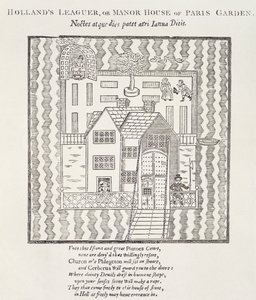 Hollands Leaguer, oder Herrenhaus, von Paris Garden, Southwark, London