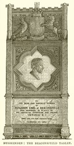 Hughenden: Die Beaconsfield-Tafel