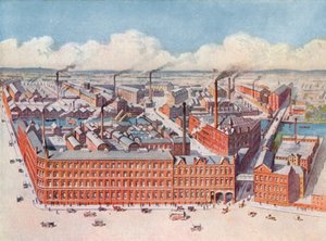 Huntley & Palmers Keksfabrik, Reading, England von English School