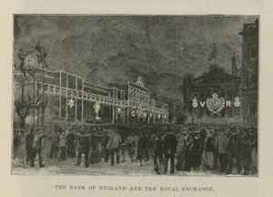 Illuminationen und Dekorationen in der City of London