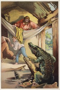 Illustration für Martin Rattler von Ballantyne: Ein Eindringling von English School