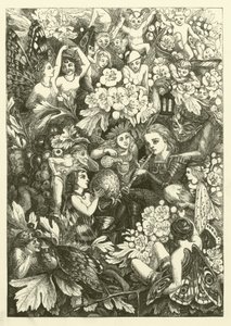 Illustration für Die Geschichte von Sir Thomas Thumb (Gravur) von English School