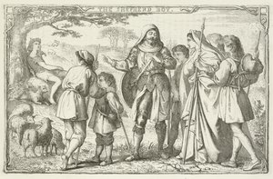 Illustration für Die Pilgerreise von John Bunyan von English School