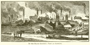 Im Black Country: Blick auf Oldbury von English School
