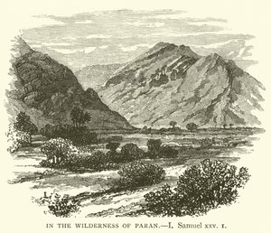 In der Wüste von Paran (I, Samuel, xxv) von English School