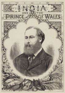 Indien und der Prinz von Wales (Stich)