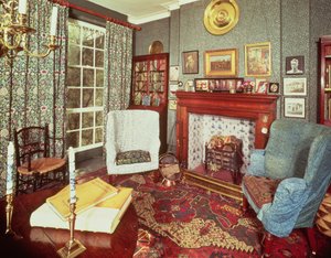 Innenansicht von Nr. 8 Hammersmith Terrace, erbaut um 1735 von English School