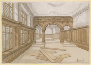 Innenansicht des alten Admiralty Court, Doctor Commons