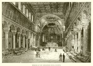 Innenraum von San Apollinare Nuovo, Ravenna