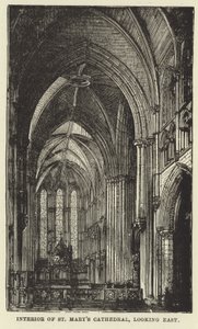 Innenraum der Kathedrale von St. Mary, Blick nach Osten von English School