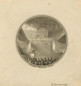 Innenansicht der Whitehall Chapel von English School