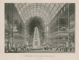 Innenansicht der Großen Ausstellung, 1851, Nordtransept von English School