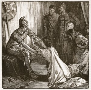 Interview zwischen Coriolanus und seiner Frau und Mutter