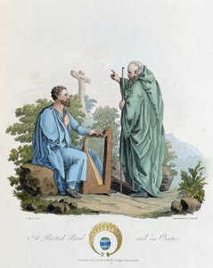 Ire und Barde - in "Kelten und Goten, Bräuche der Bewohner der Britischen Inseln des frühen 6. Jahrhunderts und der Gotenstämme der Westküste der Ostsee", von S.R. Meyrick und Ch. Smith