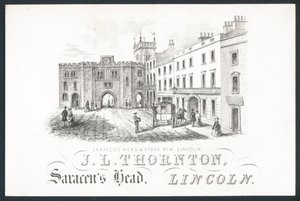 J L Thornton, Visitenkarte