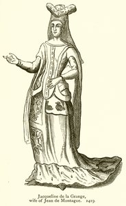 Jacqueline de la Grange, Ehefrau von Jean de Montague. 1419 von English School