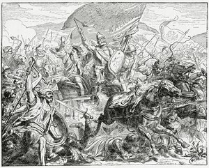 Jan Zizka auf der Siegerseite in der Schlacht bei Grunwald im Jahr 1410, 1882