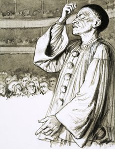 Jean Gaspard Deburau, auch bekannt als der Clown Pierrot von English School