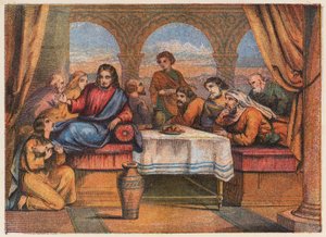 Jesus Christus mit seinen Jüngern und Maria Magdalena von English School