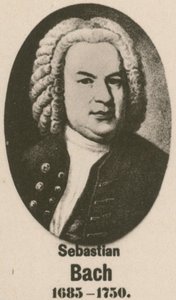 Johann Sebastian Bach (Gravur) von English School
