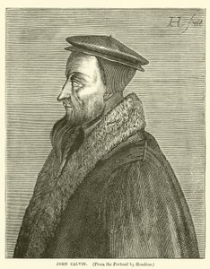 Johannes Calvin (Gravur) von English School