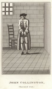 John Collington, hingerichtet 1750 von English School