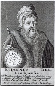 John Dee (1527-1608) ein Londoner (Stich) von English School