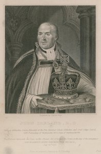 John Ireland, der die Krone bei der Krönung Seiner Majestät König Georg IV. hielt