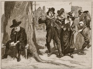 Sonntagsgestaltung nach dem Buch der Sportarten von König James, Illustration aus Cassells Illustrierter Geschichte Englands von English School