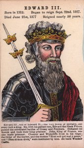 König Eduard III. von English School