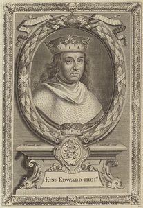 König Eduard I. von England von English School