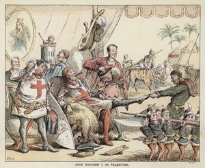 König Richard I. in Palästina von English School