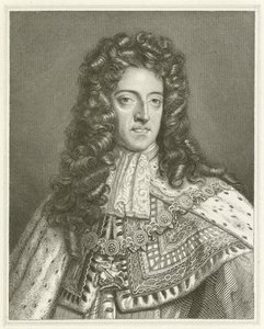 König Wilhelm III. (Gravur) von English School