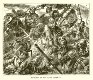 Ritter des 12. Jahrhunderts von English School